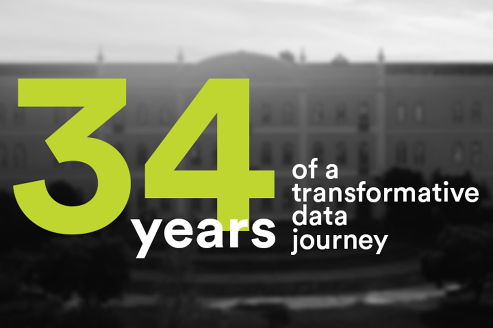 34 years of a transformative data journey image