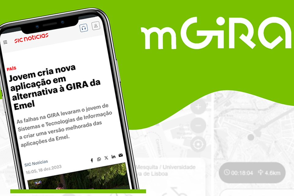NOVA IMS student launches mGira App image