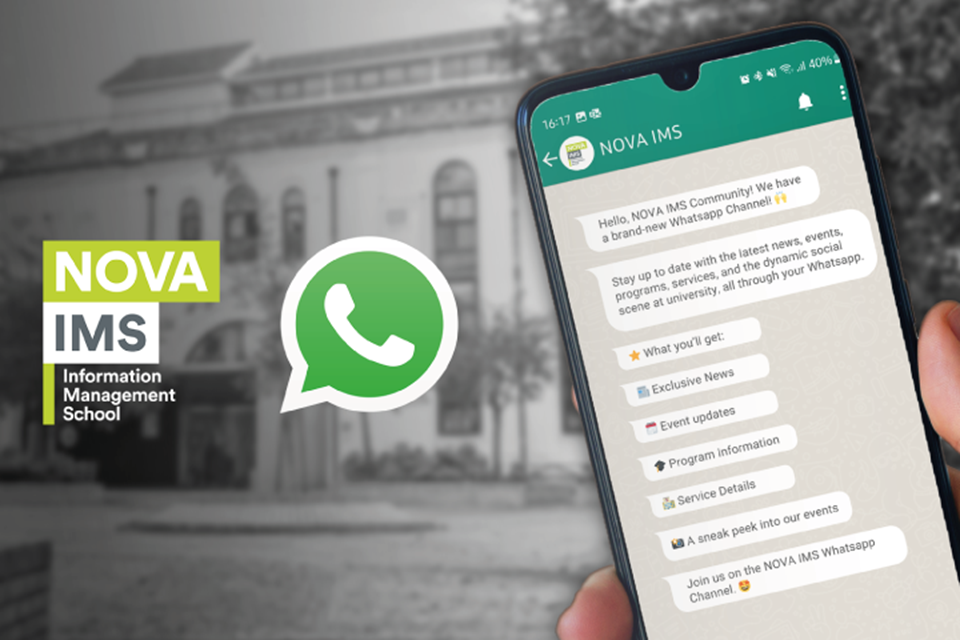 Join NOVA IMS' Whatsapp Channel!  image